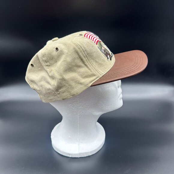 Vintage Cap 1991 Looney Tunes Patriotic Snapback Hat Bugs Bunny Daffy Duck Retro - Picture 2 of 12